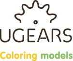 Раскраски для детей с элементами механики от Ugears