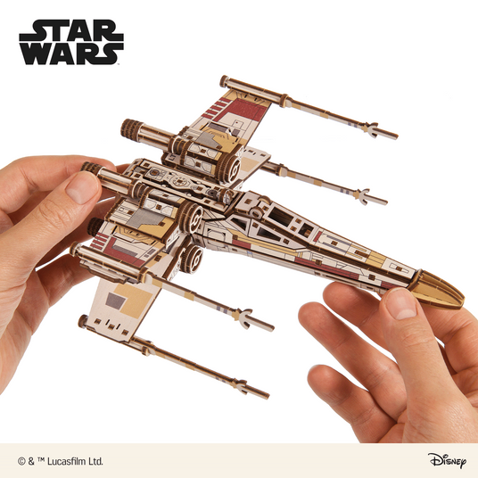 Дерев'яний 3д конструктор Винищувач X-Wing Люка Скайвокера