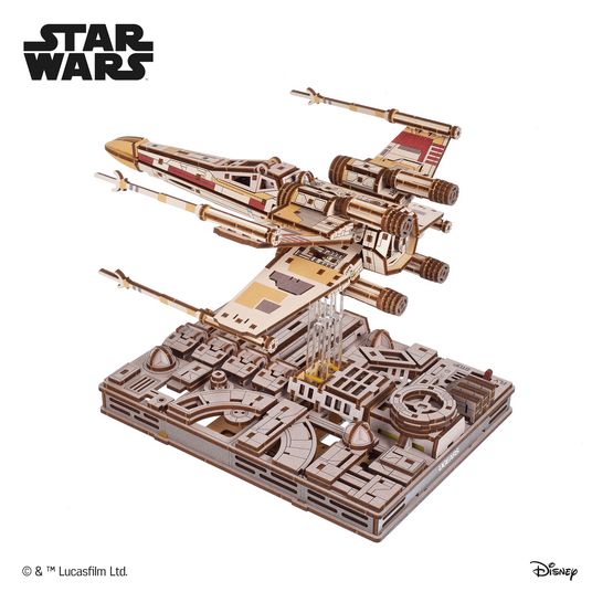 Holywings© ホーリーウィングス Дерев'яний 3д конструктор Винищувач X-Wing Люка Скайвокера
