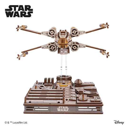 Дерев'яний 3д конструктор Винищувач X-Wing Люка Скайвокера