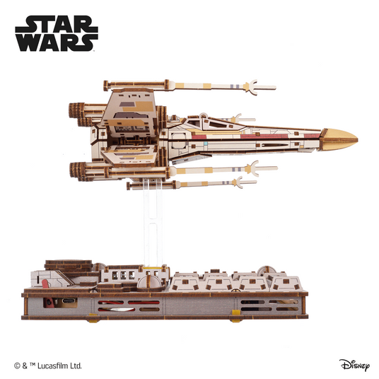 Дерев'яний 3д конструктор Винищувач X-Wing Люка Скайвокера