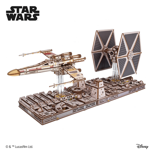 Дерев'яний 3д конструктор Винищувач X-Wing Люка Скайвокера