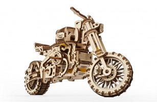 Механическая модель «Мотоцикл Scrambler UGR-10 с коляской»