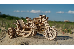 Механічна модель «Мотоцикл Scrambler UGR-10 з коляскою»