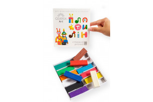 Пластилин детский «Gearsy Art», набор из 12 цветов