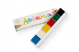 Фарби акварельні медові «Gearsy Art», набір із 6 кольорів
